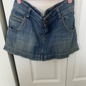 American Eagle Outfitters Blue Denim Mini Skirt